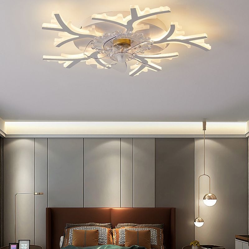 Hana Deckenventilator mit Beleuchtung, 8 Stile - Lumpaz