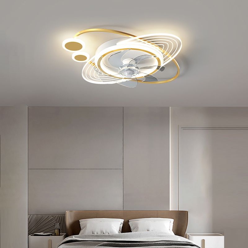 Fateh Deckenventilator mit Beleuchtung Astronaut, 3 Stile/Farben, ∅50/58CM - Lumpaz