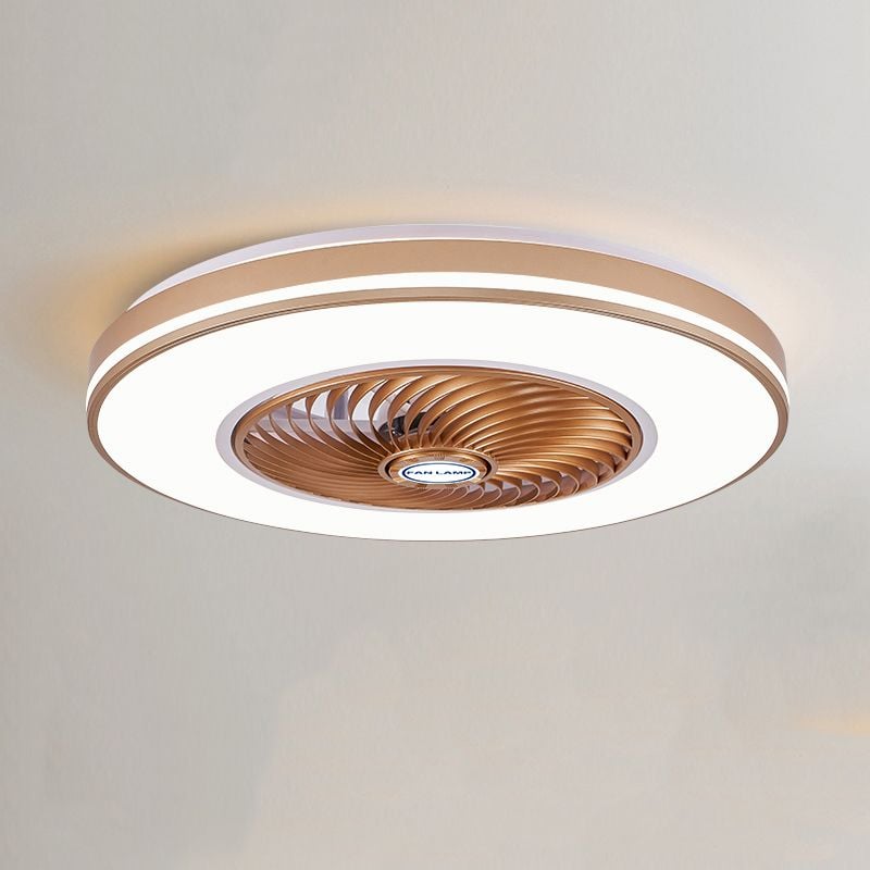Quinn Deckenventilator mit Beleuchtung 3-Blatt, 8 Farben, ∅50CM - Lumpaz