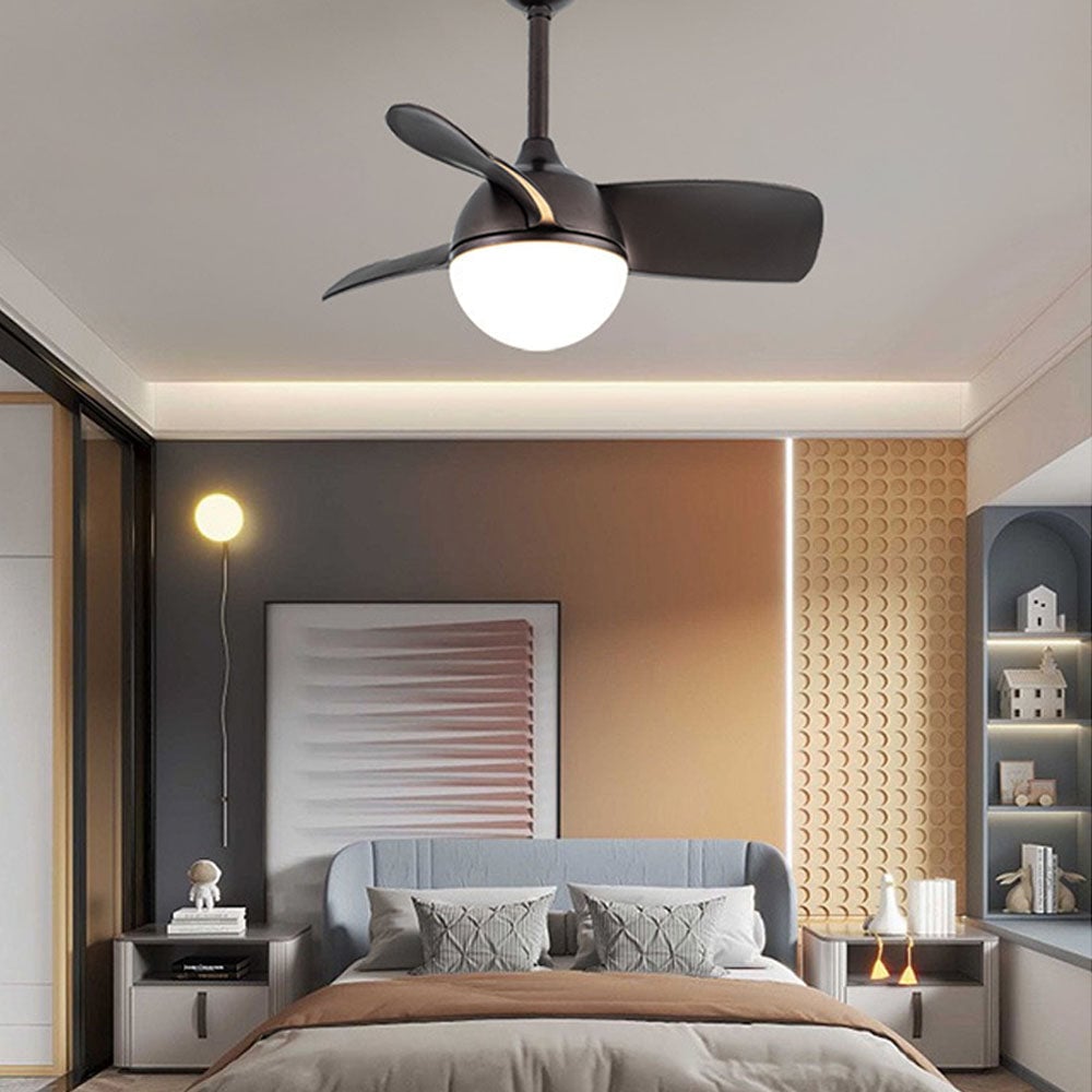 Morandi Deckenventilator mit Beleuchtung 3-Blatt, 3 Farben, ∅76cm - Lumpaz