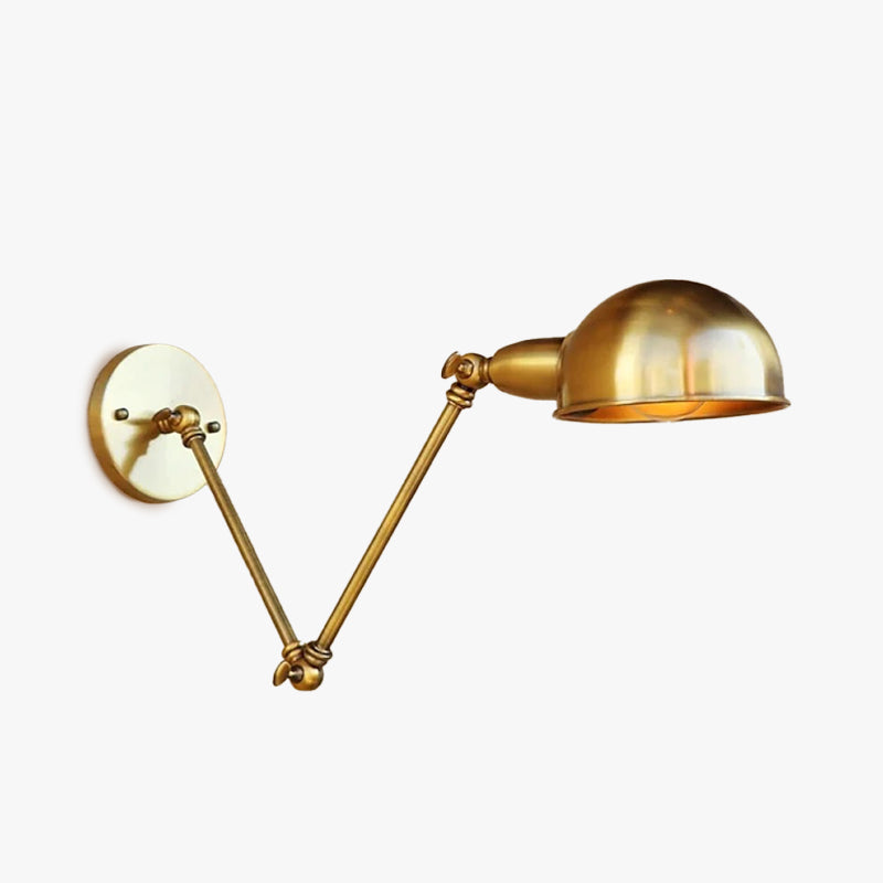 Brady Faltbare Retro Wandleuchte aus Eisen - Lumpaz