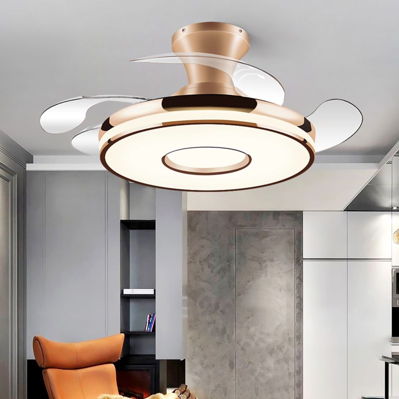 Quinn Deckenventilator mit Beleuchtung, 2 Farben, ∅91/108/122CM - Lumpaz