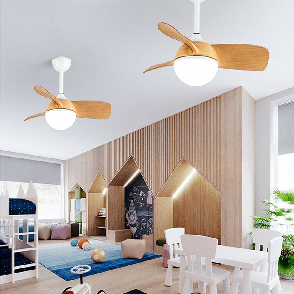 Morandi Deckenventilator mit Beleuchtung 3-Blatt, 3 Farben, ∅76cm - Lumpaz