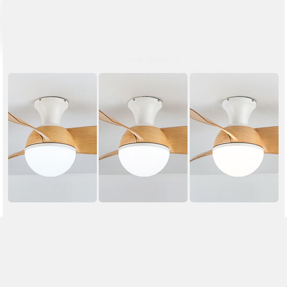 Morandi Grundlegend Deckenventilator mit Beleuchtung 3-Blatt, 3 Farben, ∅76cm - Lumpaz