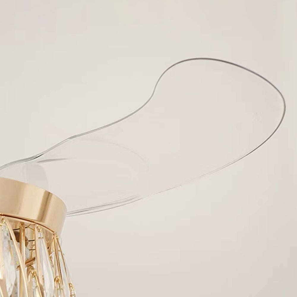 Kirsty Deckenventilator mit Beleuchtung Kristall, ∅107CM - Lumpaz