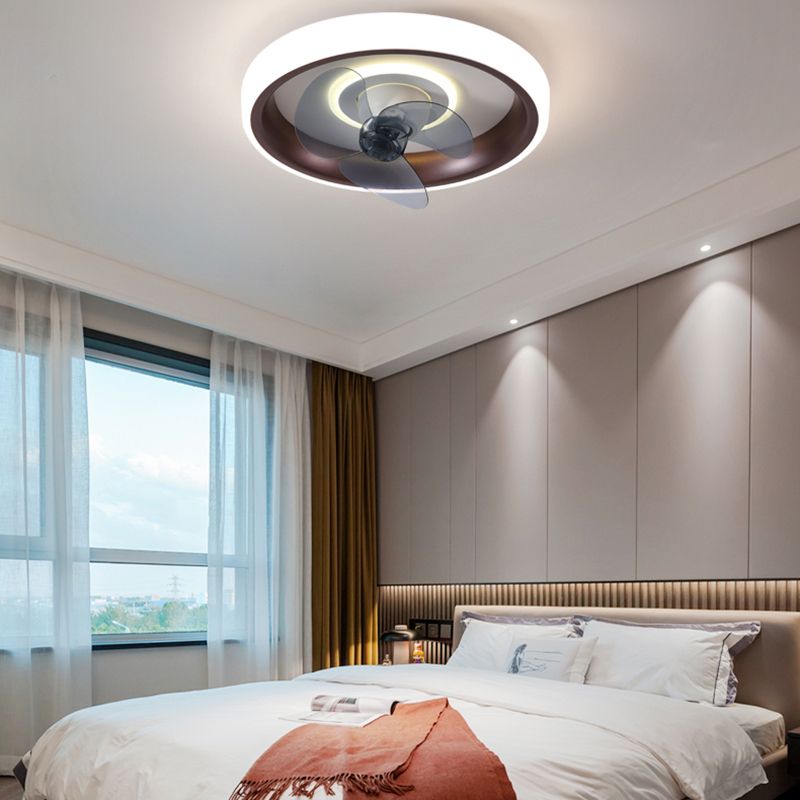 Quinn Deckenventilator mit Beleuchtung, 6 Farben, 2-flammig, ∅60CM - Lumpaz