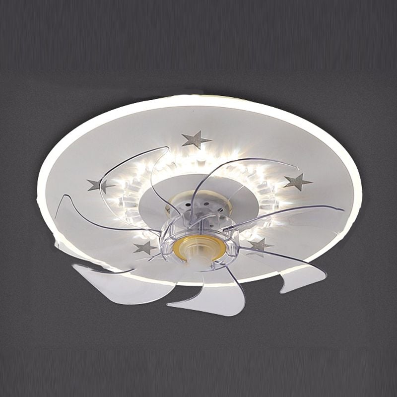 Edge Deckenventilator mit Beleuchtung, 6 Farben, ∅40CM - Lumpaz