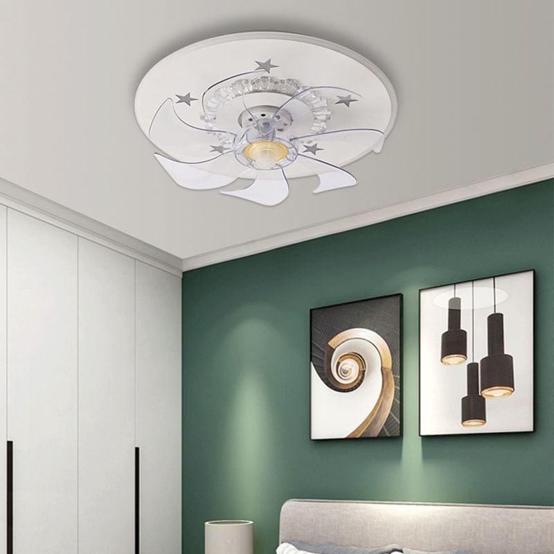 Edge Deckenventilator mit Beleuchtung, 6 Farben, ∅40CM - Lumpaz