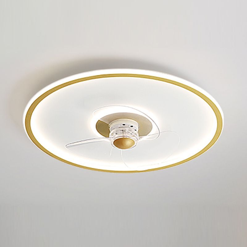 Edge Deckenventilator mit Beleuchtung, 6 Farben, ∅40CM - Lumpaz