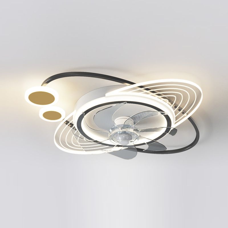 Fateh Deckenventilator mit Beleuchtung Astronaut, 3 Stile/Farben, ∅50/58CM - Lumpaz