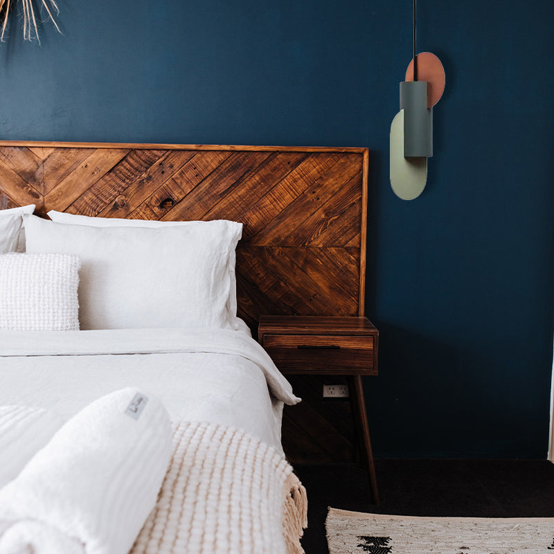 Farbabgestimmter Einzelkopf-Kronleuchter, klein, Restaurant und Nachttisch - Lumpaz