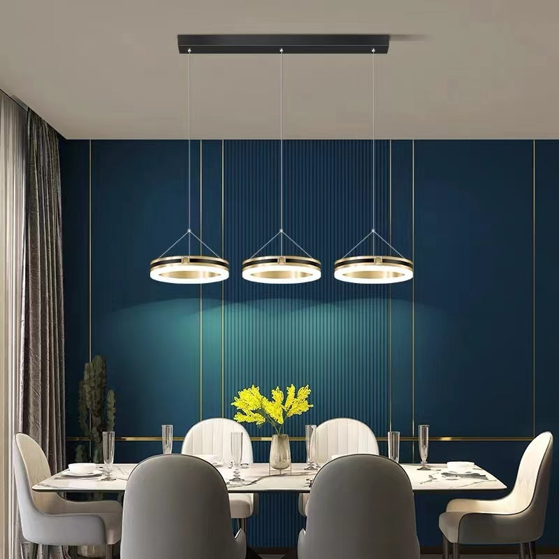 Evette LED Pendelleuchte für Esszimmer Metall, 3-flammig - Lumpaz