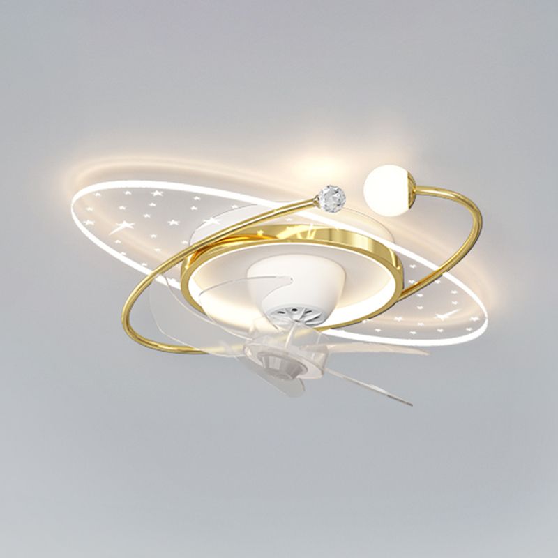 Madina Sternenklar Deckenventilator mit Beleuchtung, 4 Stile, ∅ 50CM/100CM - Lumpaz