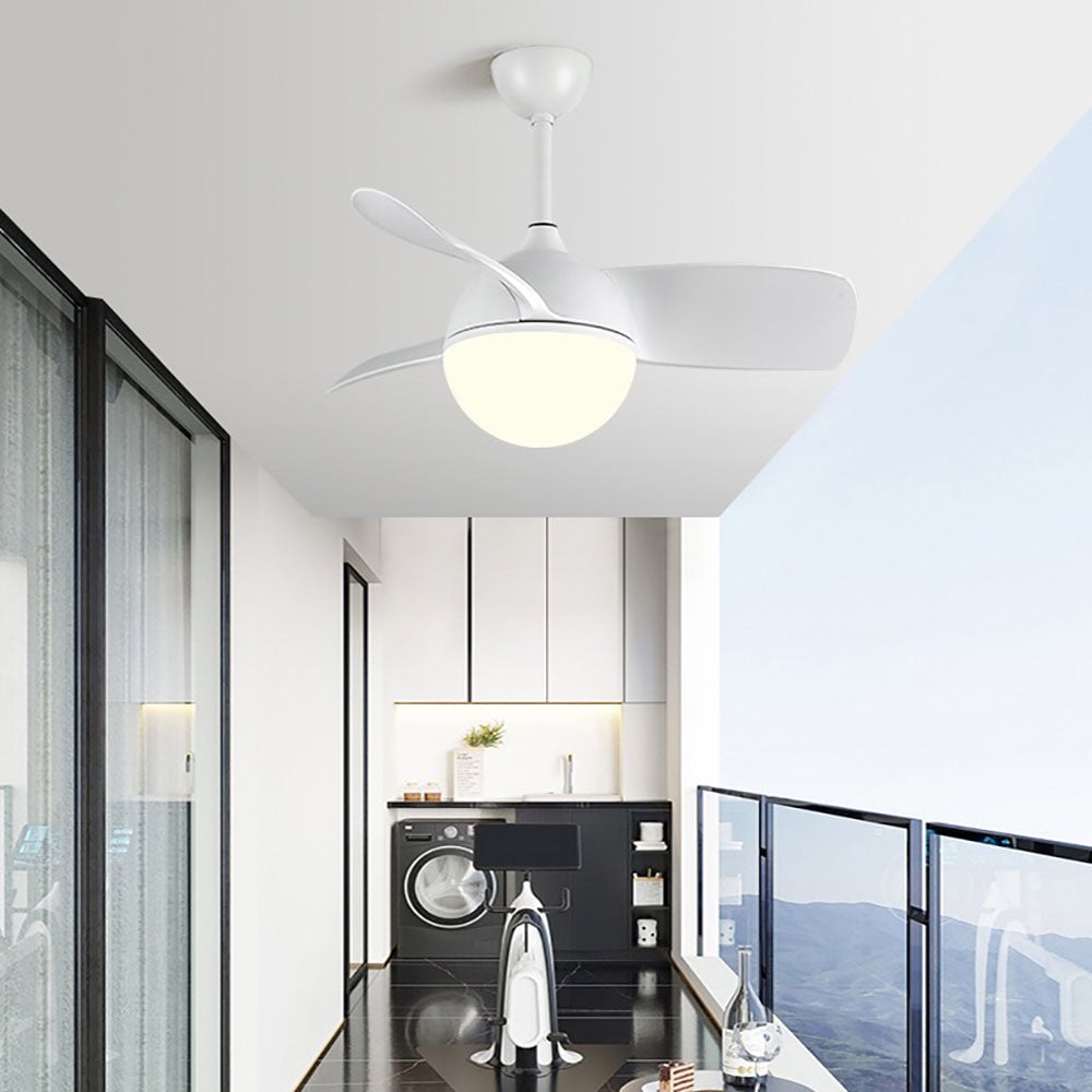Morandi Deckenventilator mit Beleuchtung 3-Blatt, 3 Farben, ∅76cm - Lumpaz