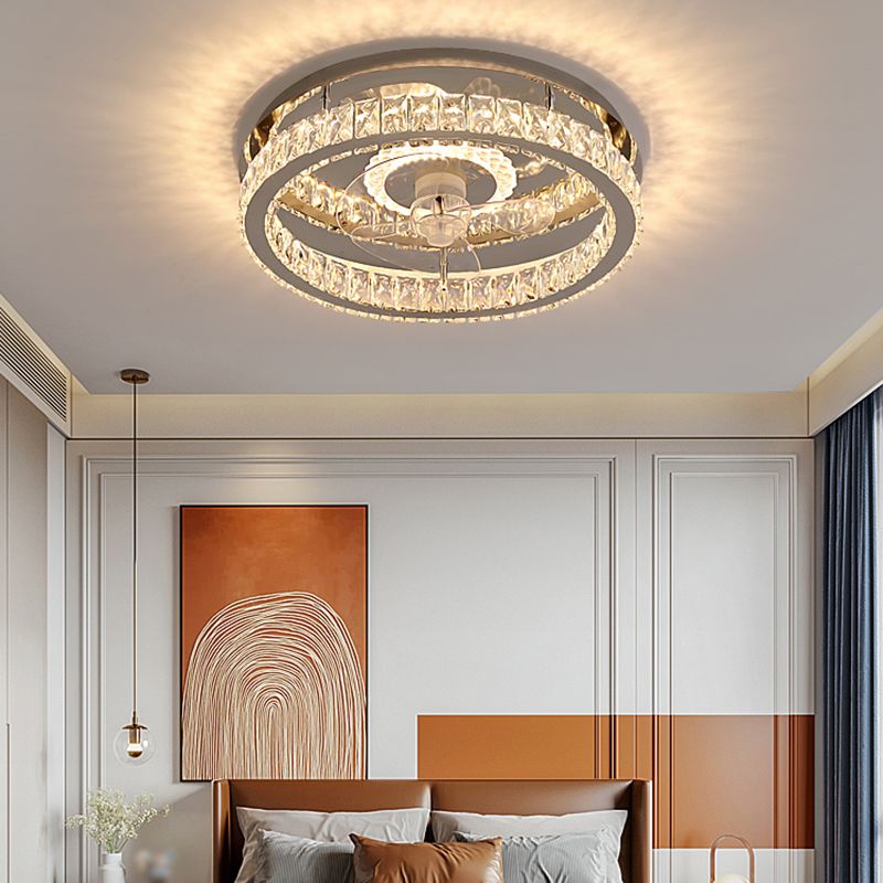 Kirsten Deckenventilator mit Beleuchtung, 12 Stile, ∅50CM/58CM/56CM/70CM - Lumpaz