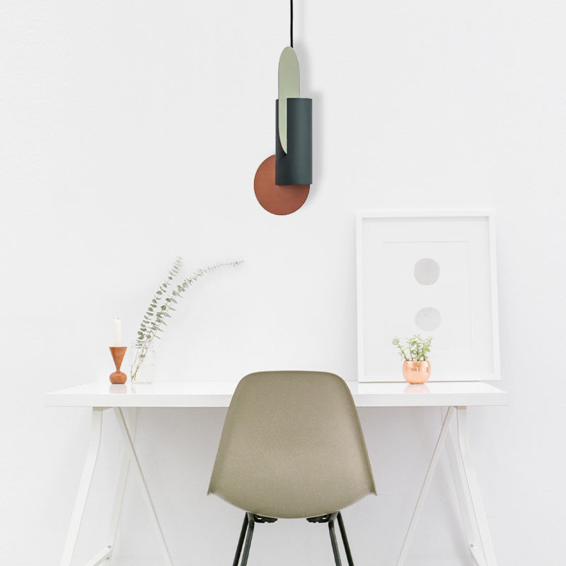 Farbabgestimmter Einzelkopf-Kronleuchter, klein, Restaurant und Nachttisch - Lumpaz