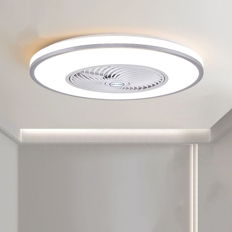 Quinn Deckenventilator mit Beleuchtung 3-Blatt, 8 Farben, ∅50CM - Lumpaz