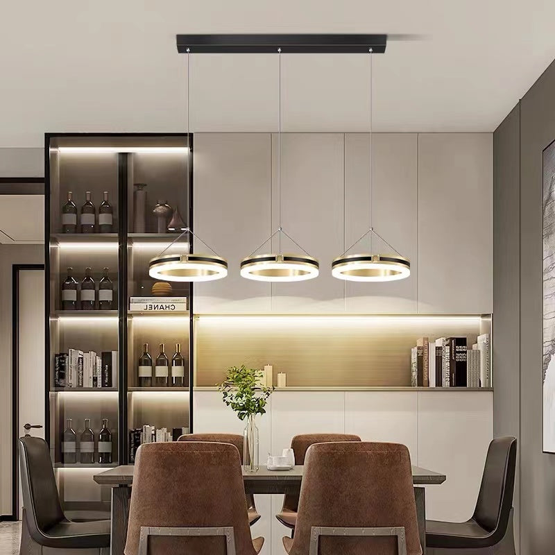 Evette LED Pendelleuchte für Esszimmer Metall, 3-flammig - Lumpaz