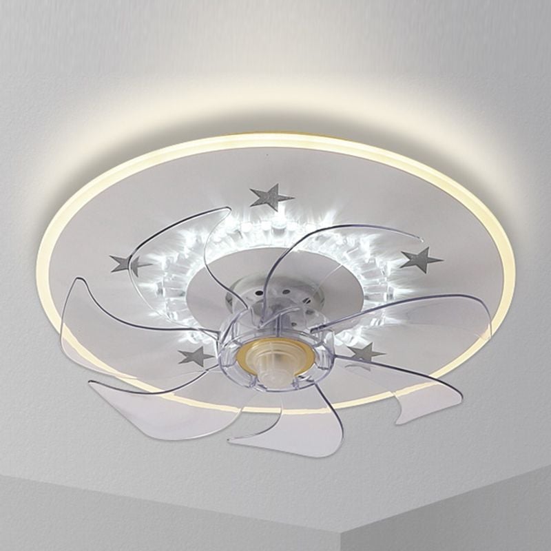 Edge Deckenventilator mit Beleuchtung, 6 Farben, ∅40CM - Lumpaz
