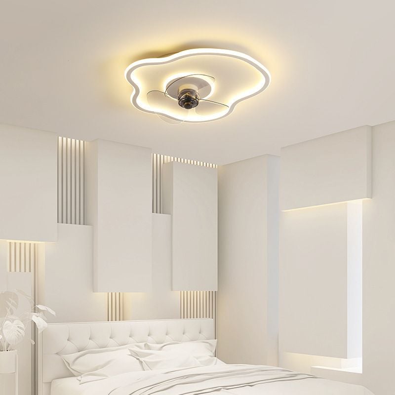 Quinn Deckenventilator mit Beleuchtung, 2 Farben, ∅41/51CM - Lumpaz