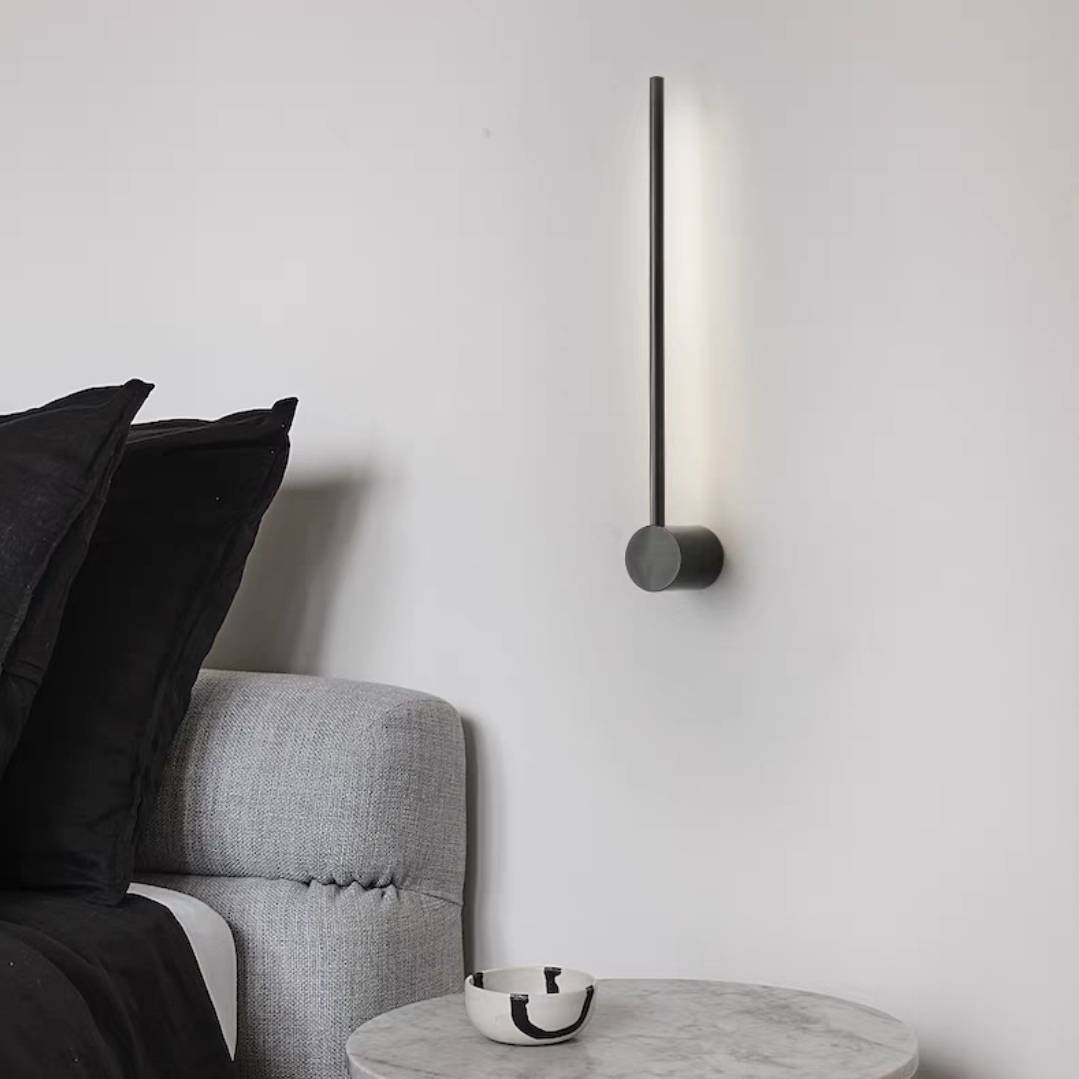Edge Minimalistische Lineare LED Wandleuchte für Schlafzimmer & Wohnzimmer - Lumpaz