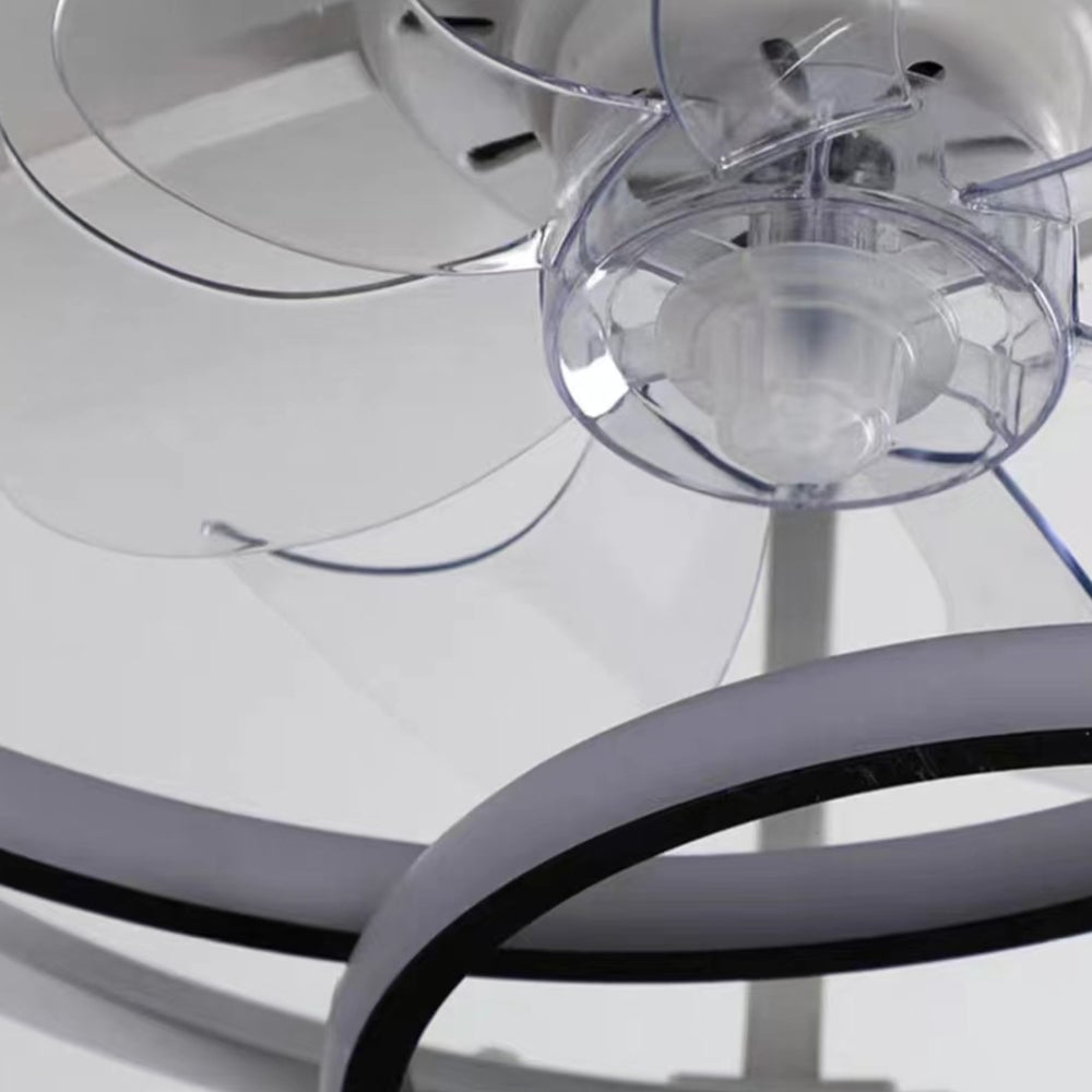 Arisha Deckenventilator mit Beleuchtung 4-Ring, ∅55/60CM - Lumpaz