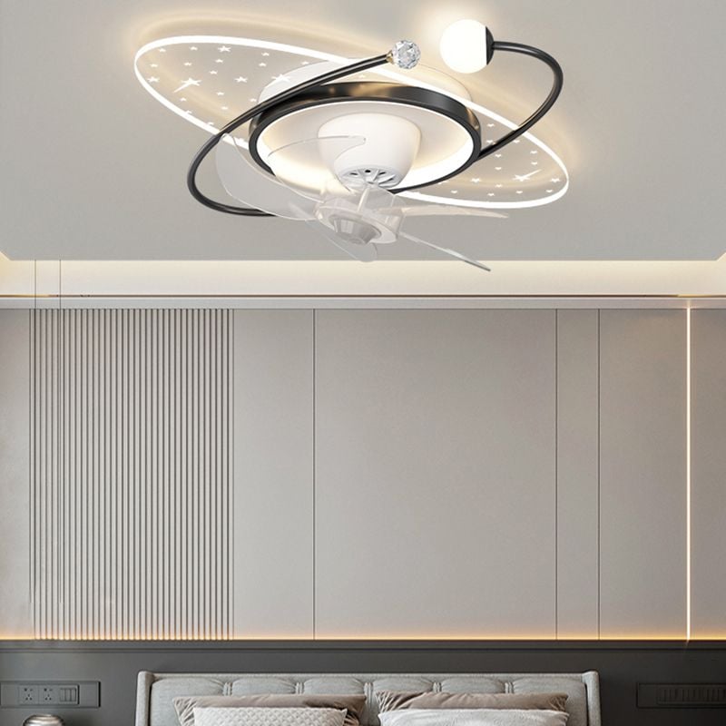 Madina Sternenklar Deckenventilator mit Beleuchtung, 4 Stile, ∅ 50CM/100CM - Lumpaz