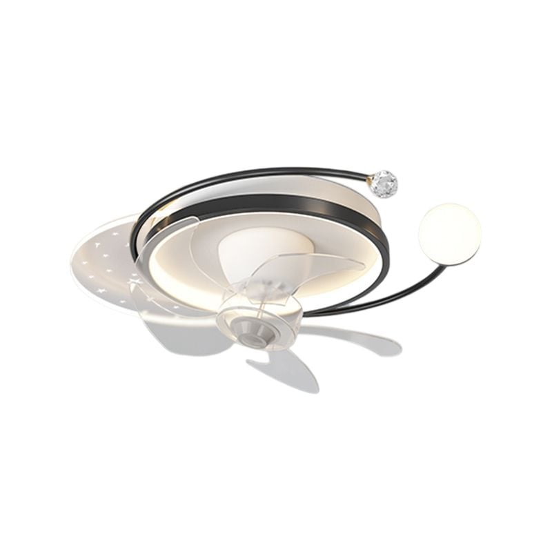 Madina Sternenklar Deckenventilator mit Beleuchtung, 4 Stile, ∅ 50CM/100CM - Lumpaz