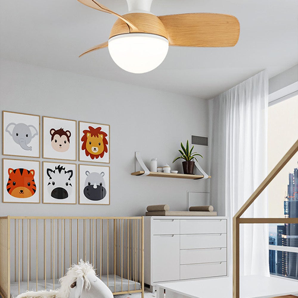 Morandi Grundlegend Deckenventilator mit Beleuchtung 3-Blatt, 3 Farben, ∅76cm - Lumpaz