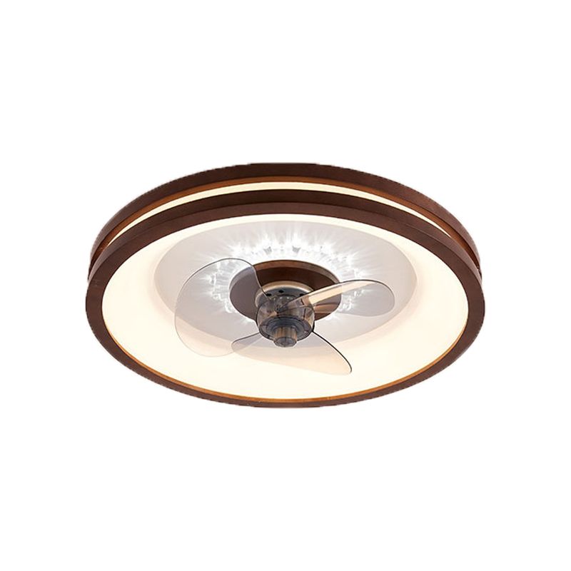 Ozawa Deckenventilator mit Beleuchtung Doppel-Licht, 4 Stile, ∅50CM - Lumpaz