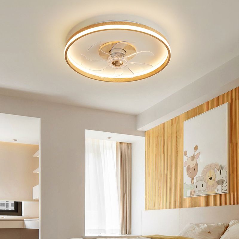 Ozawa Deckenventilator mit Beleuchtung Doppel-Licht, 2 Farben/Stile, ∅50CM - Lumpaz