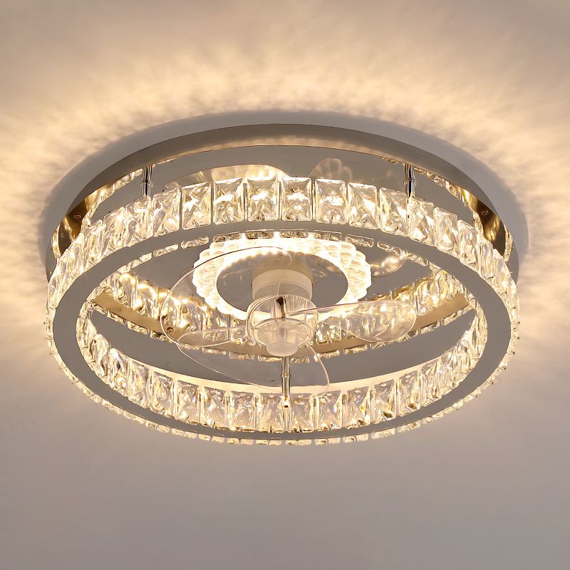 Kirsten Deckenventilator mit Beleuchtung, 12 Stile, ∅50CM/58CM/56CM/70CM - Lumpaz