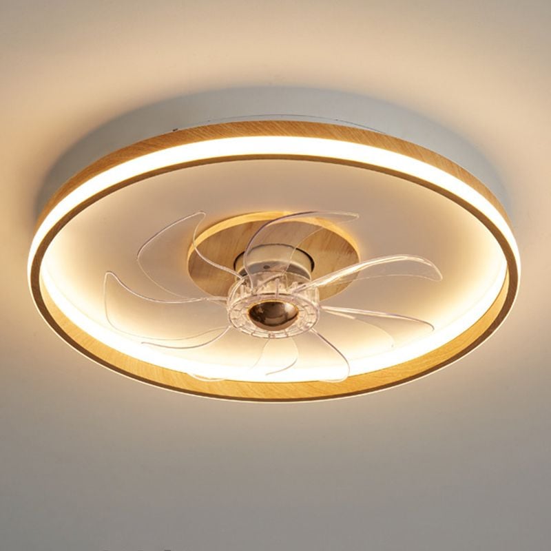 Ozawa Deckenventilator mit Beleuchtung Doppel-Licht, 2 Farben/Stile, ∅50CM - Lumpaz