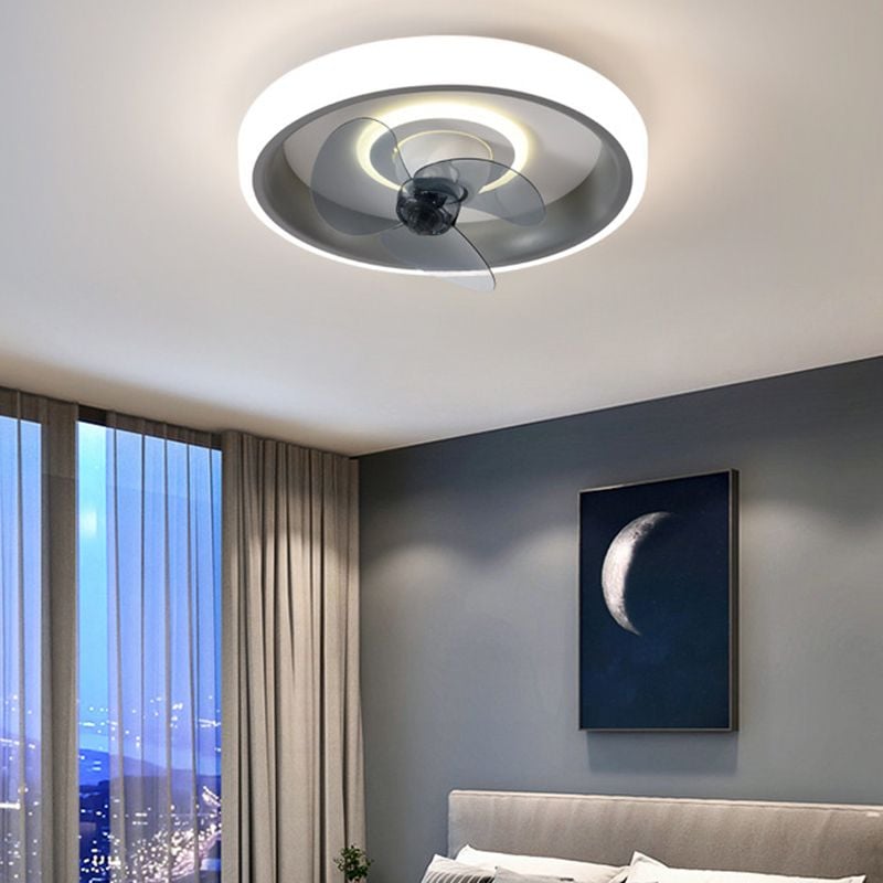 Quinn Deckenventilator mit Beleuchtung, 6 Farben, 2-flammig, ∅60CM - Lumpaz