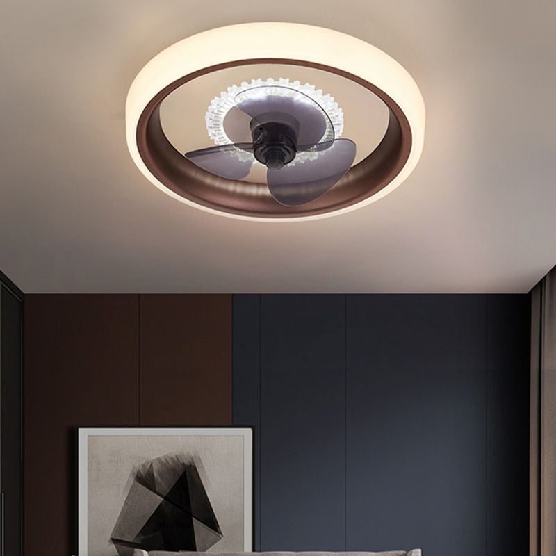 Morandi Deckenventilator mit Beleuchtung, 6 Farben, ∅50CM - Lumpaz
