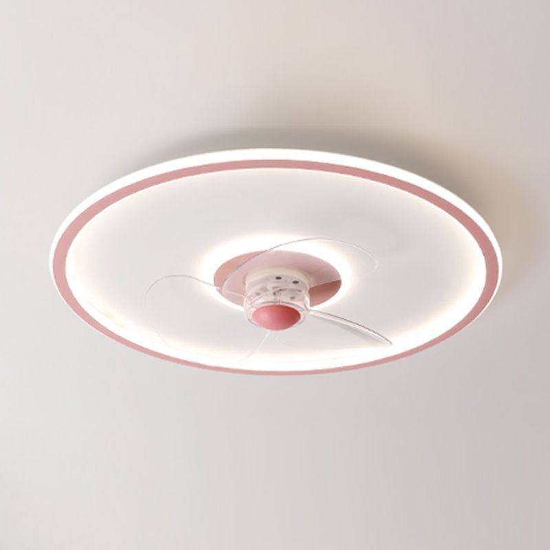 Edge Deckenventilator mit Beleuchtung, 6 Farben, ∅40CM - Lumpaz