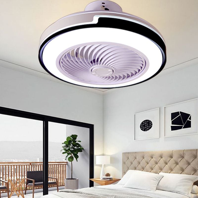 Quinn Deckenventilator mit Beleuchtung, 2 Farben, ∅50CM - Lumpaz