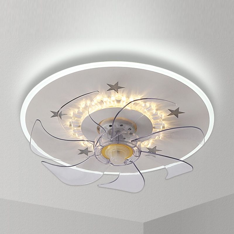 Edge Deckenventilator mit Beleuchtung, 6 Farben, ∅40CM - Lumpaz