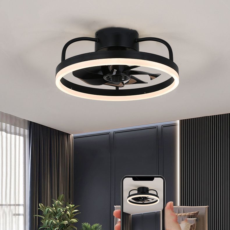 Alessio Deckenventilator mit Beleuchtung, 3 Farben, ∅40/50CM - Lumpaz