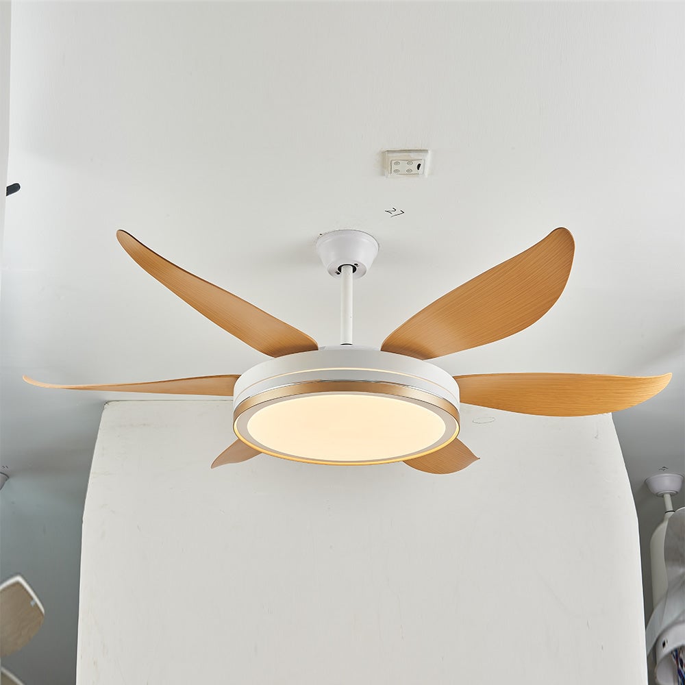 Haydn 6-Blatt-Deckenventilator mit Beleuchtung, ∅130/152CM - Lumpaz
