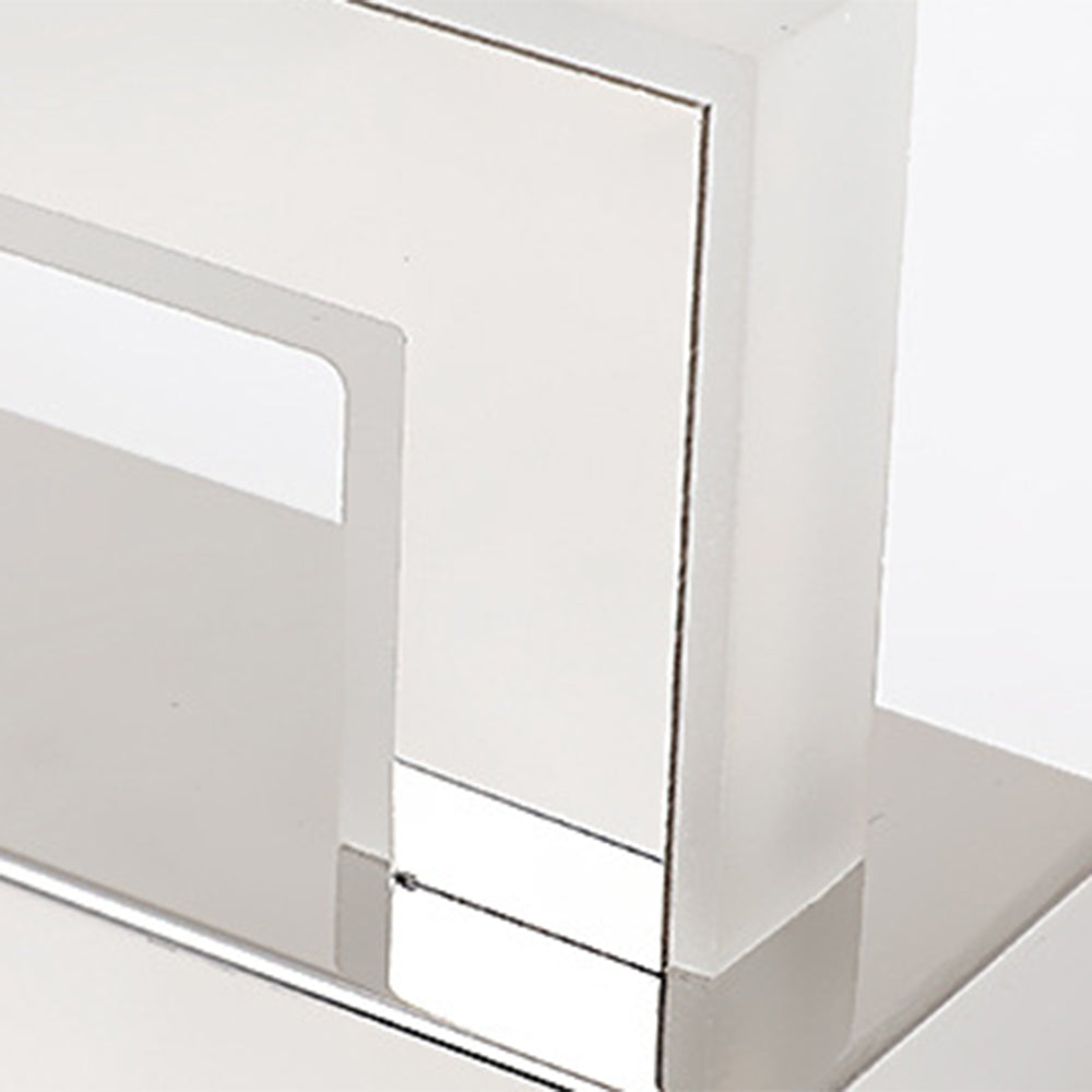 Leigh Rechteckige Spiegelfront Waschtisch-Wandleuchte, L 42/52/62/72CM - Lumpaz