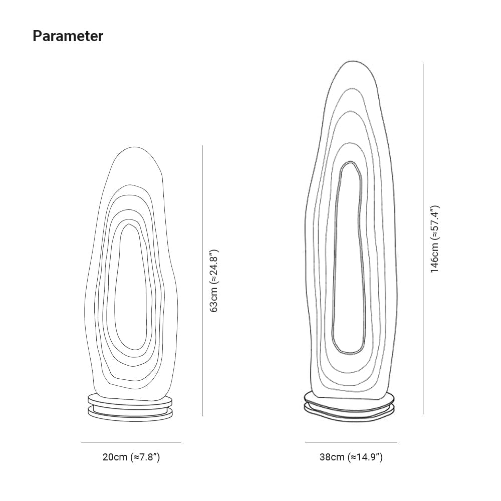 Salgado Landschaft Mehrfarbige Stehlampe - Lumpaz