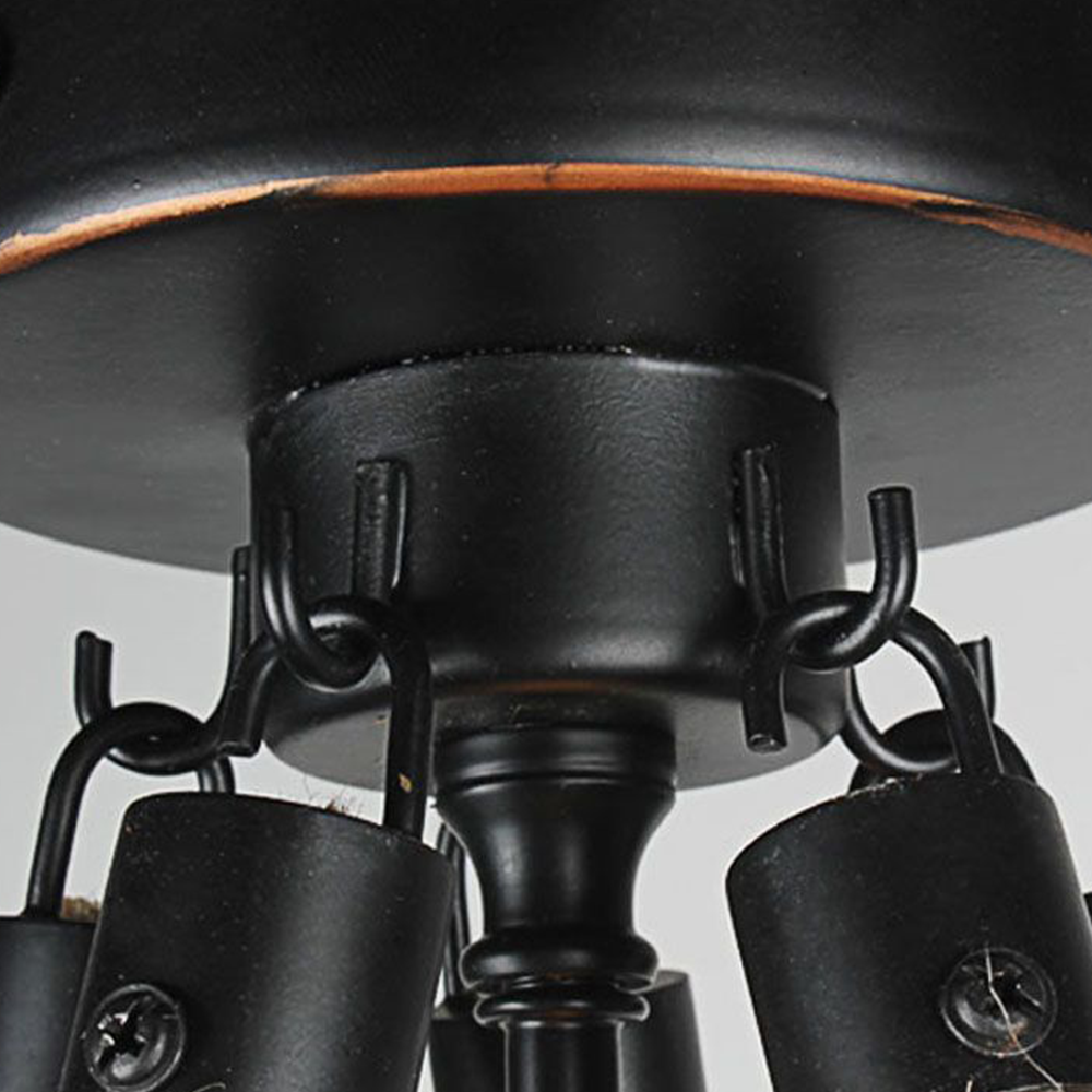 Alessio Kronleuchter, Hanfseil & Metall, ∅38CM - Lumpaz