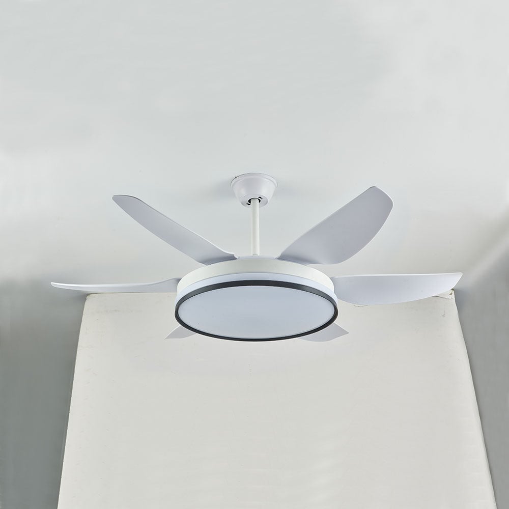 Haydn 6-Blatt-Deckenventilator mit Beleuchtung, 3 Farben, ∅130CM - Lumpaz