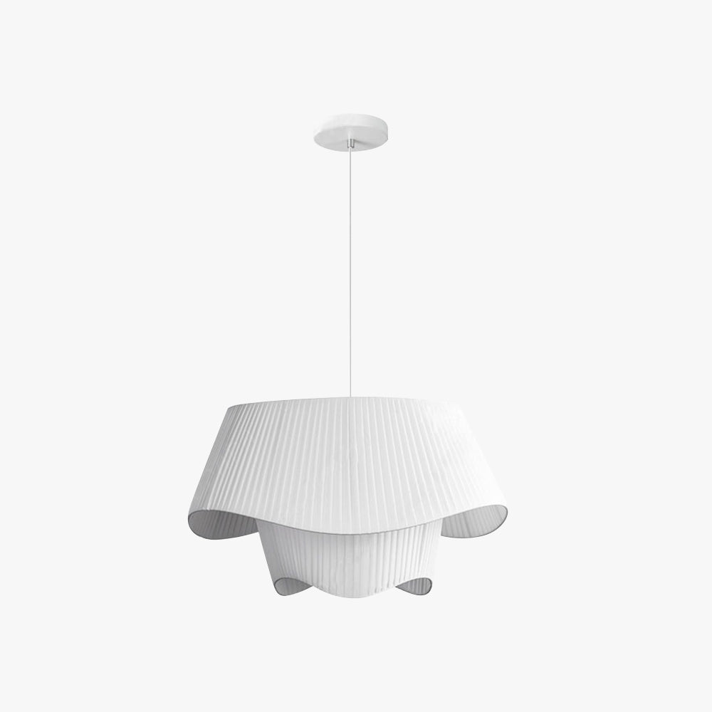 Renée Pendelleuchte 3 Farbtemperatur änderbar, Stoff, ∅50/60cm - Lumpaz