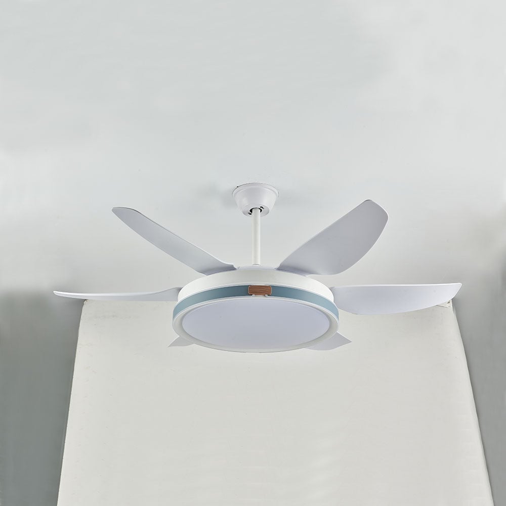 Haydn 6-Blatt-Deckenventilator mit Beleuchtung, 4 Farben, ∅130CM - Lumpaz