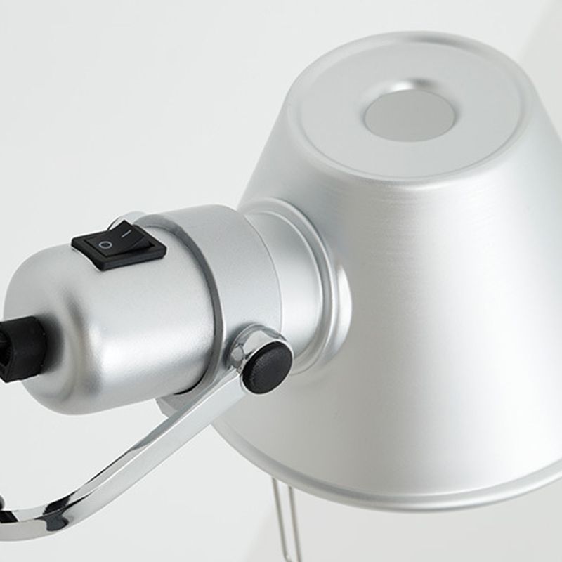 Brady Silber Verstellbare Wandleuchte, Metall, 50CM Lang - Lumpaz