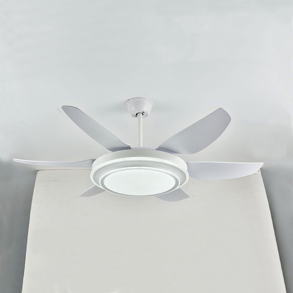 Haydn 6-Blatt-Deckenventilator mit Beleuchtung Grundlegend, 3 Farben, ∅130CM - Lumpaz