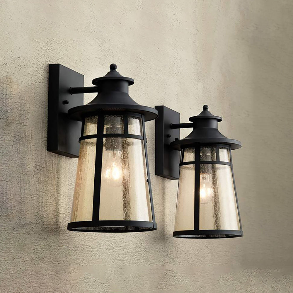 Alessio Laterne Außenbereich Wandleuchte, 38CM Lang - Lumpaz