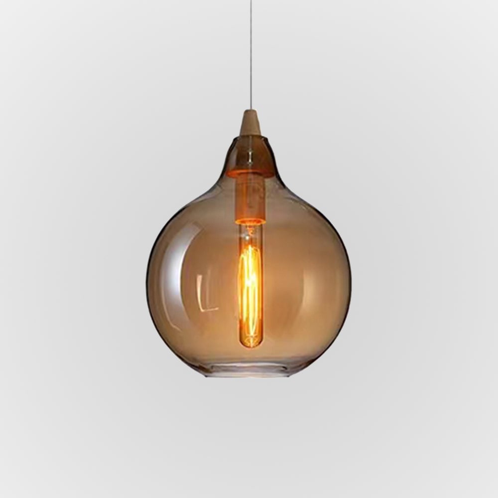 Hailie Pendelleuchte, Glas & Metall, ∅19/25/36CM - Lumpaz